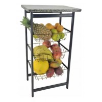 Fruteira Premium Fixa com Granito Preto Utilaço